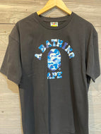 Bape Abc T-Shirt Blue Camo