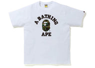 BAPE 1st Camo College T-Shirt White/Green
