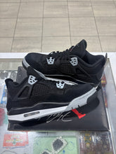 Load image into Gallery viewer, Jordan 4 Retro Black Canvas (GS)