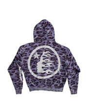 Load image into Gallery viewer, Hellstar Cheetah Full Zip-Up Hoodie Purple