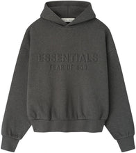 Load image into Gallery viewer, Fear of God Essentials Embossed Essentials Classic Hoodie Charcoal Heather