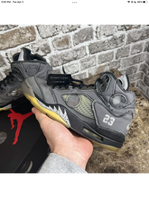 Load image into Gallery viewer, Jordan 5 Retro Off-White Black