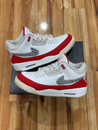 Jordan 3 Retro Tinker White University Red