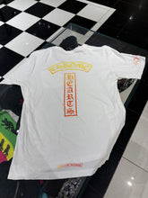 Load image into Gallery viewer, Chrome Hearts Gradient Logo T-shirt White/Yellow/Orange