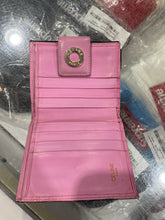 Load image into Gallery viewer, Celine Paris Black/ Pink Bifold Leather Wallet