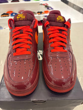 Load image into Gallery viewer, Nike Air Force 1 Low Patent Leather Dark Team Red Safety Orange