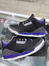 Load image into Gallery viewer, Jordan 3 Retro Black Court Purple
