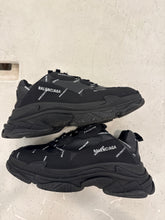 Load image into Gallery viewer, Balenciaga Triple S Allover Logo Black