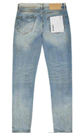 Purple Brand Distressed Basalt Light Indigo Denim