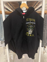 Load image into Gallery viewer, Supreme DSNY Zip Up Hooded Sweatshirt Black