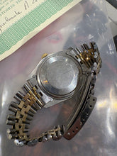 Load image into Gallery viewer, 1975 Two Toned 36mm Rolex Datedust 1601