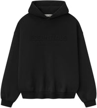 Load image into Gallery viewer, Fear of God Essentials Embossed Classic Fleece Hoodie Vintage Black