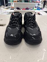Load image into Gallery viewer, Balenciaga Triple S Allover Logo Black