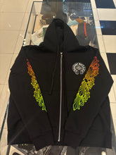 Load image into Gallery viewer, Chrome Hearts Floral Gradient Zip Up