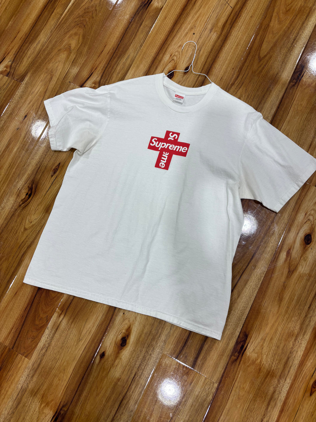 Supreme Cross Box Logo Tee White