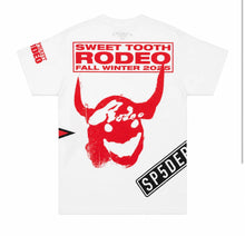Load image into Gallery viewer, Sp5der Rodeo Horns T-Shirt White