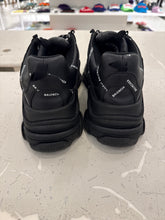 Load image into Gallery viewer, Balenciaga Triple S Allover Logo Black