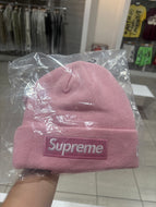 Supreme New Era Box Logo Beanie Pink