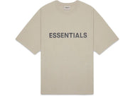 Fear of God Essentials Boxy T-Shirt Applique Logo Olive/Khaki