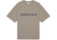 Fear of God Essentials Boxy T-Shirt Applique Logo Taupe