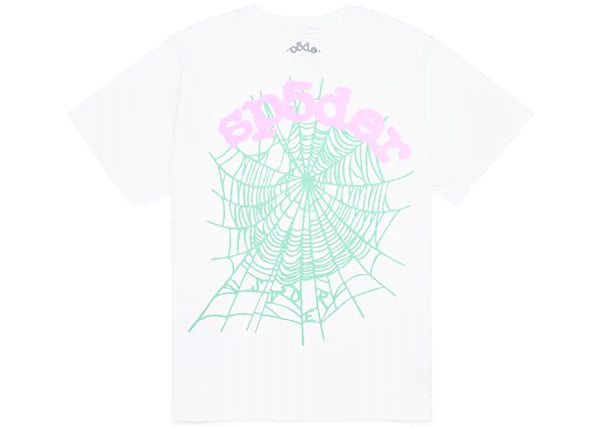 Sp5der OG Web Tee White