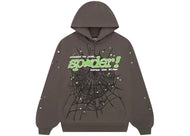 Sp5der Punk V2 Slate Grey Hoodie 