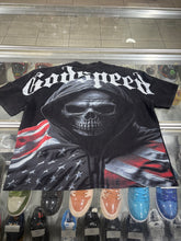 Load image into Gallery viewer, Godspeed American Skull Tee Black