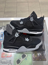Load image into Gallery viewer, Jordan 4 Retro Black Canvas (GS)