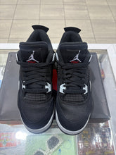 Load image into Gallery viewer, Jordan 4 Retro Black Canvas (GS)