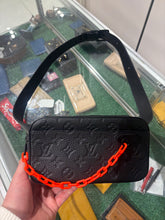 Load image into Gallery viewer, Louis Vuitton Virgil Abloh Collection Taurillon Monogram Uniformes Solar Ray Soft Pochette Volga Belt Bag Black