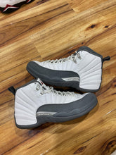 Load image into Gallery viewer, Jordan 12 Retro White Dark Grey