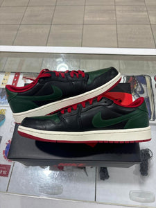 Jordan 1 Retro Low OG Gorge Green Varsity Red (Women's)