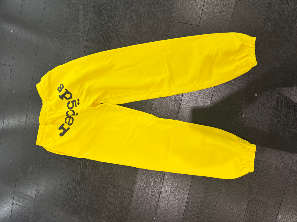 Sp5der Legacy Set Yellow (Hoodie + Pants)