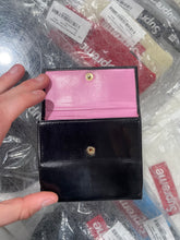 Load image into Gallery viewer, Celine Paris Black/ Pink Bifold Leather Wallet