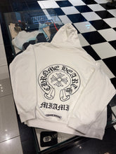 Load image into Gallery viewer, Chrome Hearts Miami Horseshoe Hoodie White