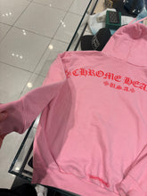 Load image into Gallery viewer, Chrome Hearts Red Logo Hoodie Pink