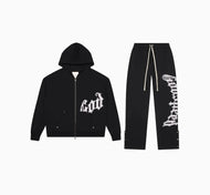 Godspeed OG Logo V2 Sweatsuit Grey Satin