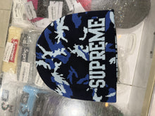 Load image into Gallery viewer, Supreme Beanie Reversible Blue