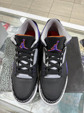 Load image into Gallery viewer, Jordan 3 Retro Black Court Purple