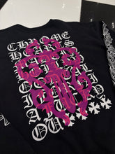 Load image into Gallery viewer, Chrome Hearts Pink Dagger Script Pullover