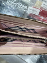 Load image into Gallery viewer, Burberry Blue Label All Around Zip Leather Wallet