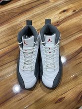 Load image into Gallery viewer, Jordan 12 Retro White Dark Grey