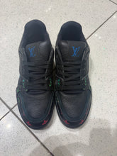 Load image into Gallery viewer, Louis Vuitton Trainer Black Monogram Multicolor
